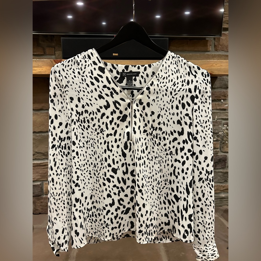 Woman INC Spotted Print Zip-Up Jacket.